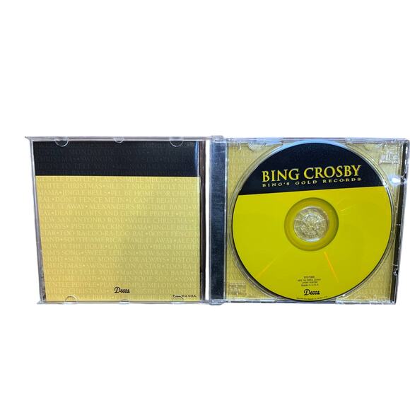 Vintage 1997 Bing Crosby's Gold Records by MCA Audio Music CD - Picture 2 of 3